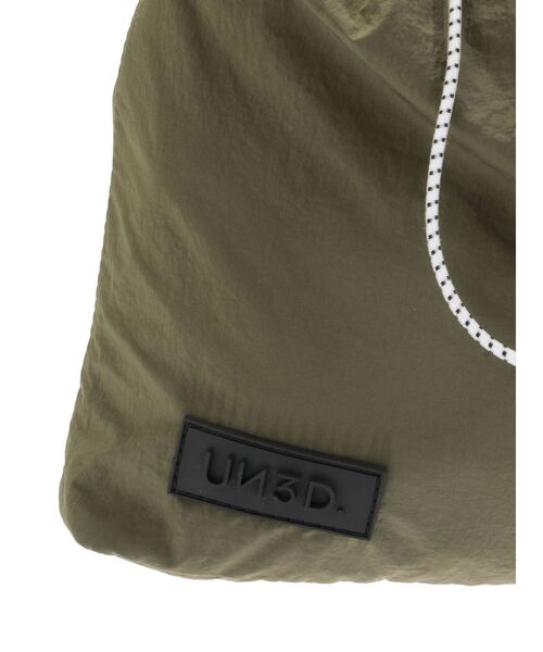 UN3D.（アンスリード）の「COMPACT SLING BAG / コンパクトスリングバッグ（ボディバッグ/ウエストポーチ・レディース・ブラック/ベージュ/カーキ・FREE）」の13枚目の写真