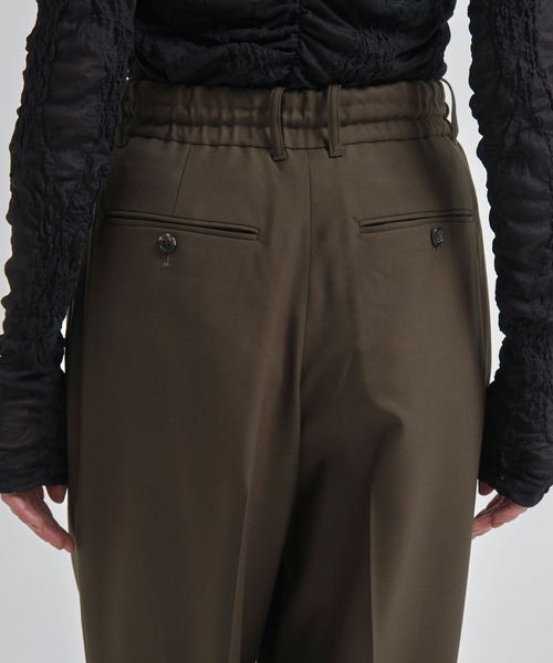 INSCRIRE(アンスクリア)の「【INSCRIRE/アンスクリア】Wool Easy Pants/ウールイージーパンツ/ワイドストレートスラックス(その他パンツ・レディース・ネイビー/カーキ・1)」の11枚目の写真