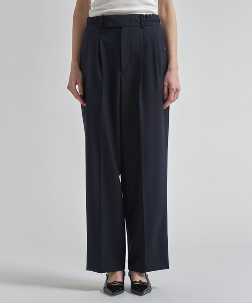 INSCRIRE/アンスクリア】Wool Easy Pants/ウールイージーパンツ