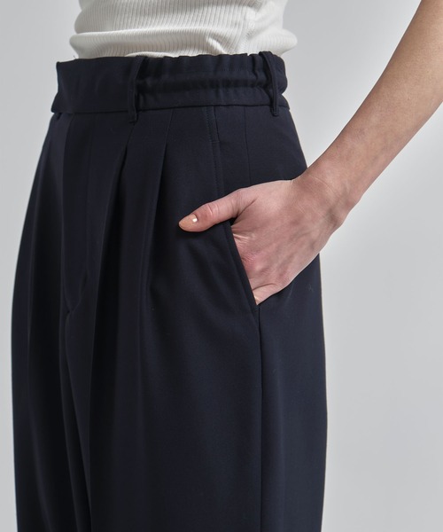 INSCRIRE/アンスクリア】Wool Easy Pants/ウールイージーパンツ