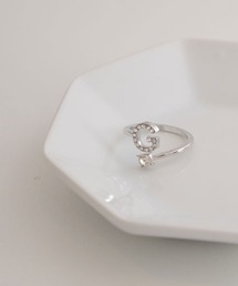 Mayree（メイリー）の「【float】イニシャル モチーフ シルバー リング【イニシャル展開】（リング）」