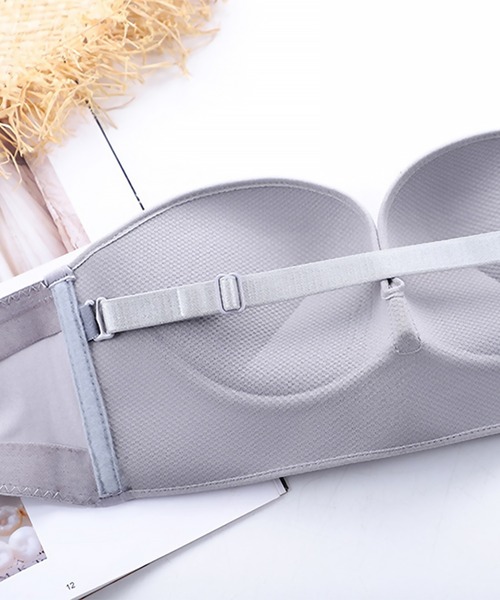 blackdia ocean(ブラックダイヤオーシャン)の「blackdia ocean ストラップレスブラ(ブラジャー・レディース・ライトベージュ/ブラック/グレー・SMALL/MEDIUM/X-LARGE/LARGE)」の11枚目の写真
