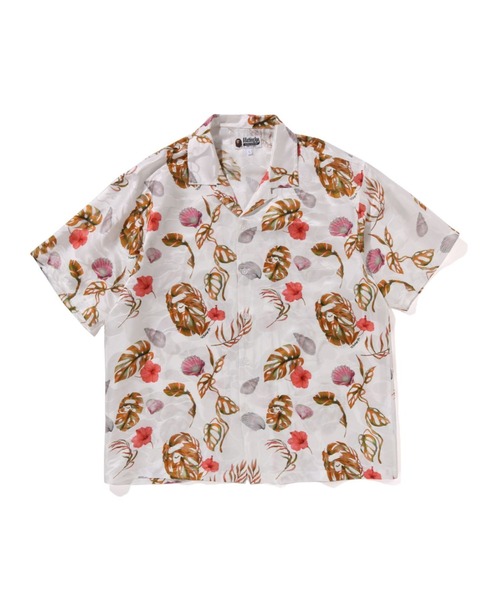ブラウス シャツ ABC CAMO OPEN COLLAR SHIRT レディース A BATHING APE ブラウス シャツ ABC CAMO OPEN COLLAR SHIRT