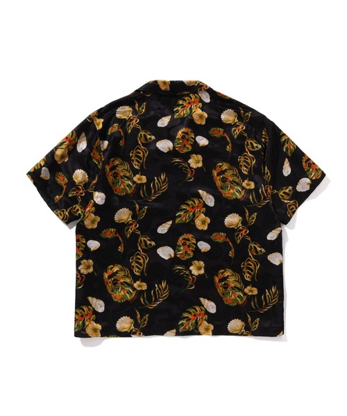 VACATION PATTERN OPEN COLLAR SS SHIRT（シャツ/ブラウス）｜A