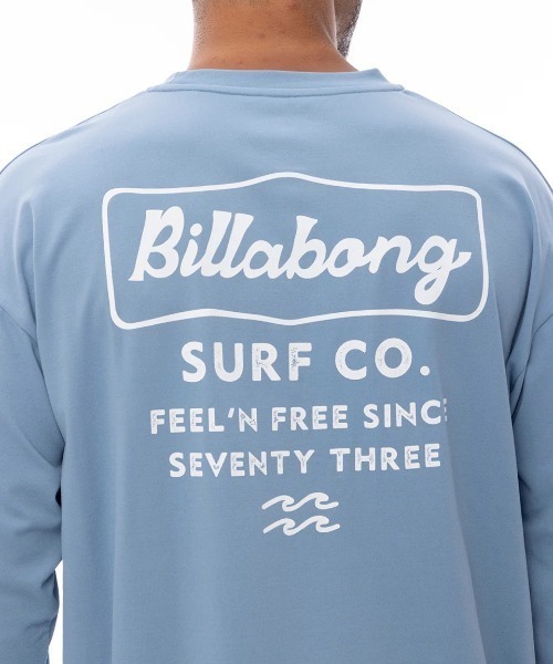 BILLABONG（ビラボン）の「BILLABONG メンズ SOFTTY LS TEE 長袖サーフTシャツ 【2025年春夏モデル】/ビラボン水陸両用バックプリント長袖ラッシュTシャツ（水着）（ラッシュガード・メンズ・オフホワイト/ブラック系その他/ライトブルー・MEDIUM/LARGE/X-LARGE）」の15枚目の写真