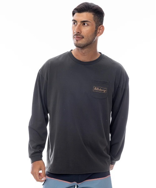 BILLABONG（ビラボン）の「BILLABONG メンズ SOFTTY LS TEE 長袖サーフTシャツ 【2025年春夏モデル】/ビラボン水陸両用バックプリント長袖ラッシュTシャツ（水着）（ラッシュガード・メンズ・オフホワイト/ブラック系その他/ライトブルー・MEDIUM/LARGE/X-LARGE）」の8枚目の写真