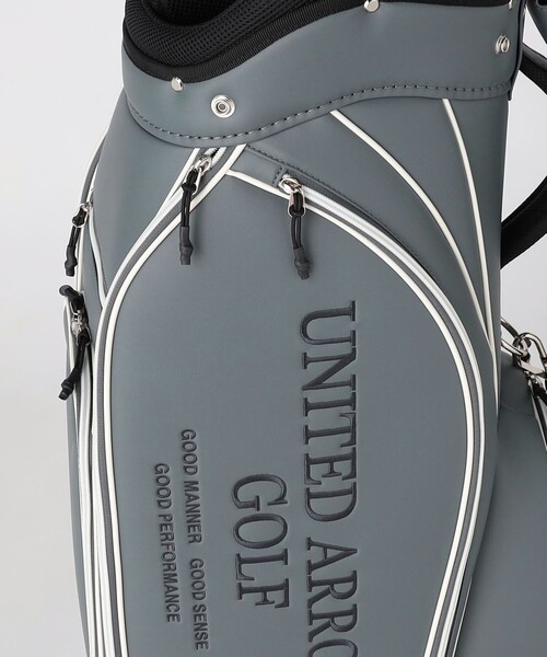 ユナイテッドアローズゴルフ　新品未使用　タグ付き スムース キャディバッグ（ゴルフグッズ）｜UNITED ARROWS GOLF