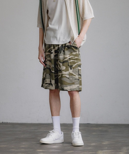 GLOBAL WORK（グローバルワーク）の「アソートショートパンツ/AND YUA ANY/291944（その他パンツ・キッズ・グレー系カモフラージュ/ブラック/ネイビー/グリーン系カモフラージュ・SMALL/MEDIUM/LARGE）」の3枚目の写真