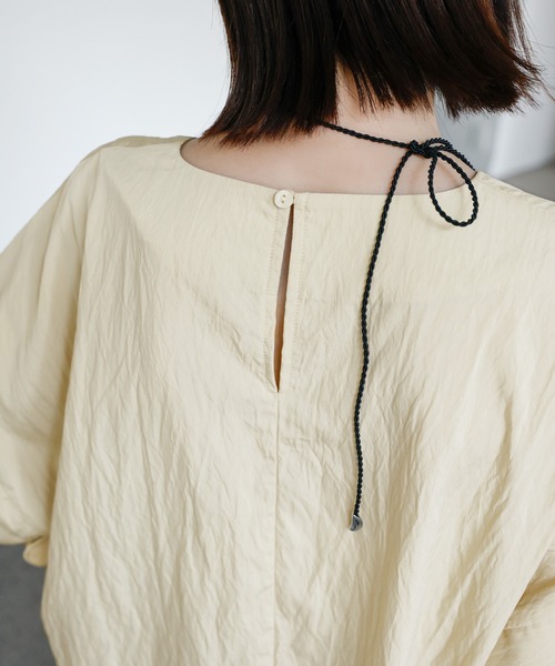 select MOCA Et（セレクトモカエト）の「【Et】Front Pocket Big Cuff Blouse（シャツ/ブラウス・レディース・ブラック/ベージュ・FREE）」の22枚目の写真