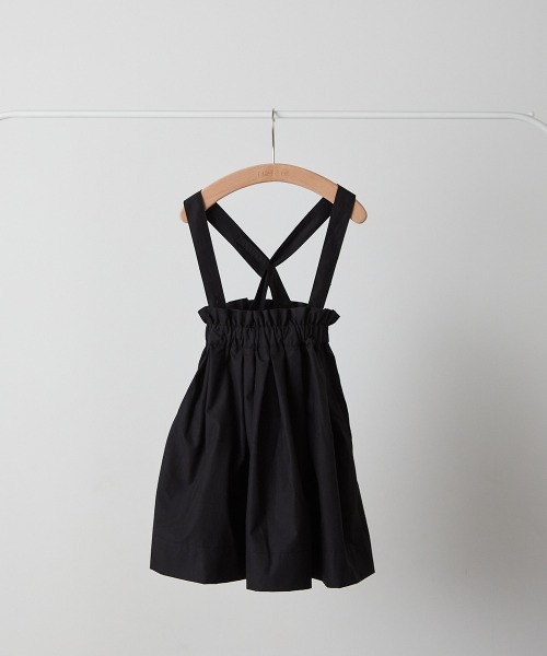 riziere（リジェール）の「サス付きハイウエストギャザースカート（スカート・キッズ・ベージュ/ブラック/ブラウン・110/100/90/120/150/140/130）」の8枚目の写真