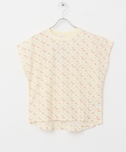 URBAN RESEARCH DOORS（アーバンリサーチドアーズ）の「『別注』Sports Wear×DOORS　ワッフルフレンチスリーブTシャツ（Tシャツ/カットソー・レディース・グレー系その他/アイボリー/グレー/ホワイト系その他・ONE）」の11枚目の写真