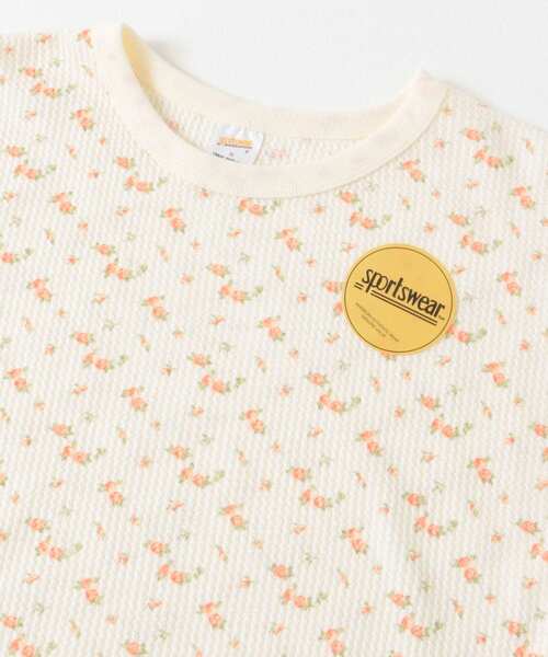 URBAN RESEARCH DOORS（アーバンリサーチドアーズ）の「『別注』Sports Wear×DOORS　ワッフルフレンチスリーブTシャツ（Tシャツ/カットソー・レディース・グレー系その他/アイボリー/グレー/ホワイト系その他・ONE）」の12枚目の写真