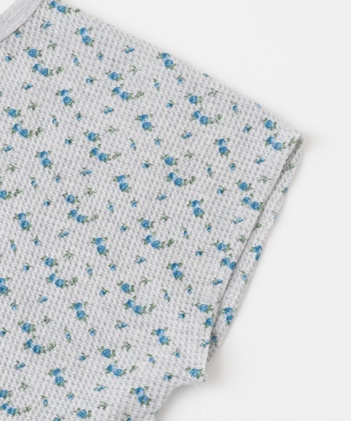 URBAN RESEARCH DOORS（アーバンリサーチドアーズ）の「『別注』Sports Wear×DOORS　ワッフルフレンチスリーブTシャツ（Tシャツ/カットソー・レディース・グレー系その他/アイボリー/グレー/ホワイト系その他・ONE）」の18枚目の写真