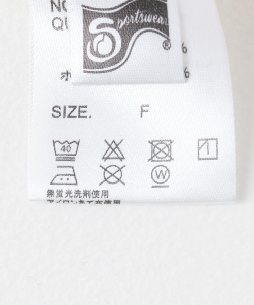 URBAN RESEARCH DOORS（アーバンリサーチドアーズ）の「『別注』Sports Wear×DOORS　ワッフルフレンチスリーブTシャツ（Tシャツ/カットソー・レディース・グレー系その他/アイボリー/グレー/ホワイト系その他・ONE）」の19枚目の写真