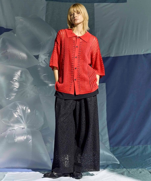 UNISEX》Prime-Over Short Sleeve Knit Shirt/プライムオーバー