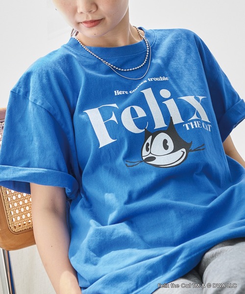 新品ユニオン　フェリックス　felix　 ROCK ボウリングシャツ レディース FELIX | フィリックス DESIGN T-SHIRT | GOOD ROCK SPEED
