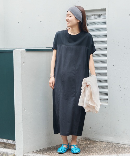 NOMBRE　INPAIR　TCカットコンビバンザイワンピース TCカットコンビ リブ付キバンザイワンピース | NOMBRE IMPAIR