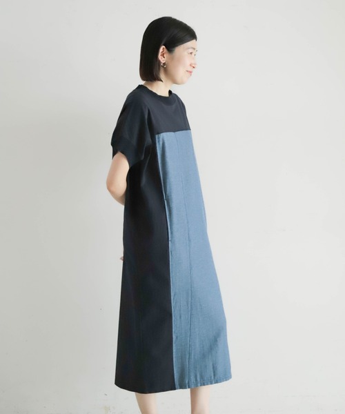 NOMBRE　INPAIR　TCカットコンビバンザイワンピース TCカットコンビ リブ付キバンザイワンピース | NOMBRE IMPAIR