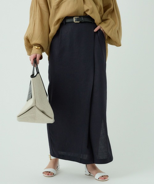 Chaos（カオス）の「Chaos(カオス)/アイアスロータスカート ◆セットアップ可◆（スカート・レディース・ネイビー/ライトベージュ/チャコール・FREE）」の19枚目の写真