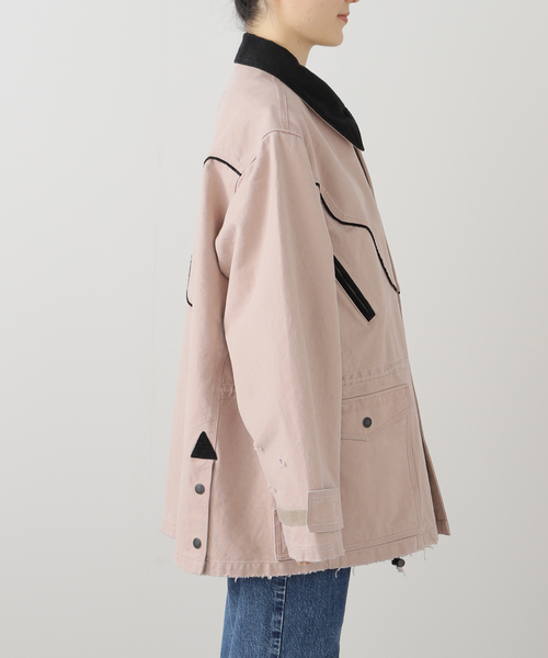 ジャケット・アウター TARROW TOKYO ワイドスリーブノーカラージャケット(S NAVY): アウター │ ETRE