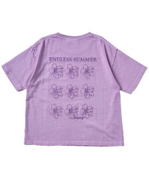 ROXY（ロキシー）の「MINI ONE MORE /ロキシーキッズドロップショルダーバックプリント半袖Tシャツ（Tシャツ/カットソー）」