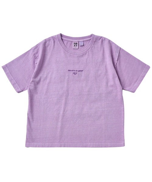 ROXY（ロキシー）の「MINI ONE MORE /ロキシーキッズドロップショルダーバックプリント半袖Tシャツ（Tシャツ/カットソー・キッズ・ナチュラル/パープル/ブラック・140/150/130/120/110/100）」の6枚目の写真