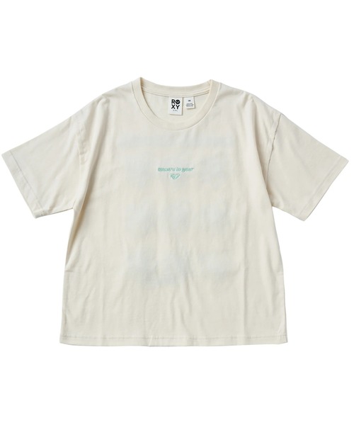 ROXY（ロキシー）の「MINI ONE MORE /ロキシーキッズドロップショルダーバックプリント半袖Tシャツ（Tシャツ/カットソー・キッズ・ナチュラル/パープル/ブラック・140/150/130/120/110/100）」の5枚目の写真