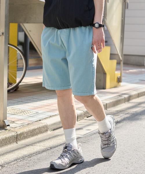 WEGO（ウィゴー）の「WEGO/イージーコットンショーツ（チノパンツ・メンズ・スカイブルー/ブラック/ベージュ/ピンク/グリーン系その他/ブラック系3・SMALL/MEDIUM/LARGE）」の4枚目の写真