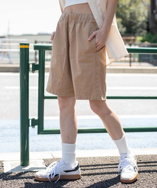 WEGO（ウィゴー）の「WEGO/イージーコットンショーツ（チノパンツ・メンズ・スカイブルー/ブラック/ベージュ/ピンク/グリーン系その他/ブラック系3・SMALL/MEDIUM/LARGE）」の13枚目の写真