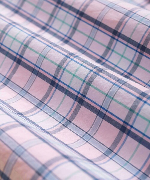 BROOKS BROTHERS(ブルックスブラザーズ)の「コットンポプリン ショートスリーブ フライデーシャツ(シャツ/ブラウス・メンズ・マルチ/ピンク系その他/ホワイト×ブルー/アクア・LARGE/MEDIUM/SMALL/X-LARGE)」の10枚目の写真