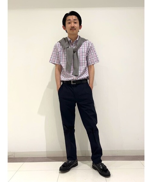 BROOKS BROTHERS(ブルックスブラザーズ)の「コットンポプリン ショートスリーブ フライデーシャツ(シャツ/ブラウス・メンズ・マルチ/ピンク系その他/ホワイト×ブルー/アクア・LARGE/MEDIUM/SMALL/X-LARGE)」の13枚目の写真