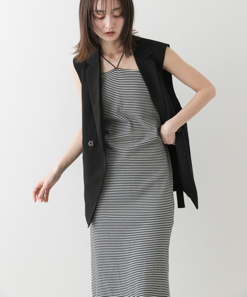 セール】ホルターネックカップツキキャミワンピース（ワンピース