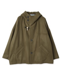 ダッフルコート（グリーン・カーキ/緑色系・ウール・ニット