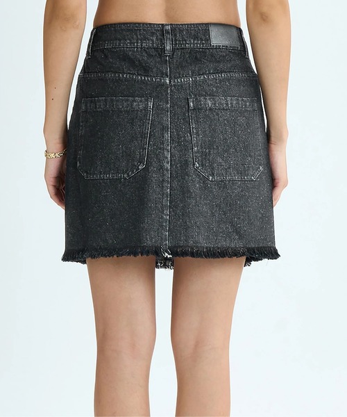 ROXY(ロキシー)の「ESCAPE/ロキシーカットオフデニムスカート(スカート・レディース・ブルー/ブラック・SMALL/MEDIUM/LARGE)」の9枚目の写真