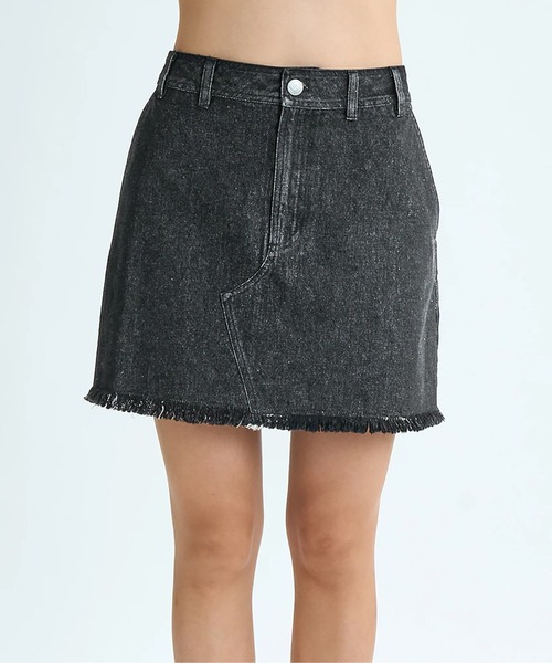 ROXY(ロキシー)の「ESCAPE/ロキシーカットオフデニムスカート(スカート・レディース・ブルー/ブラック・SMALL/MEDIUM/LARGE)」の10枚目の写真