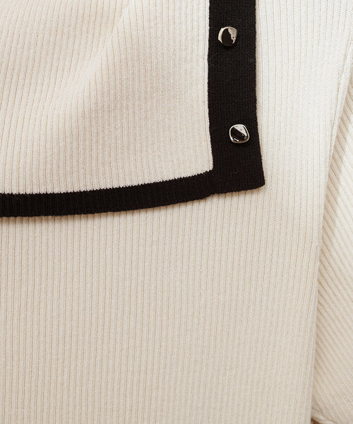 natural couture(ナチュラルクチュール)の「【WEB限定】オフショルアシメネックリブニット(ニット/セーター・レディース・サックスブルー/ネイビー/オフホワイト/ピンク・FREE)」の20枚目の写真