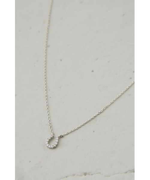 AZUL by moussy（アズールバイマウジー）の「ラインストーンホースシューモチーフネックレス（ネックレス・レディース・ゴールド系その他/シルバー・FREE）」の11枚目の写真