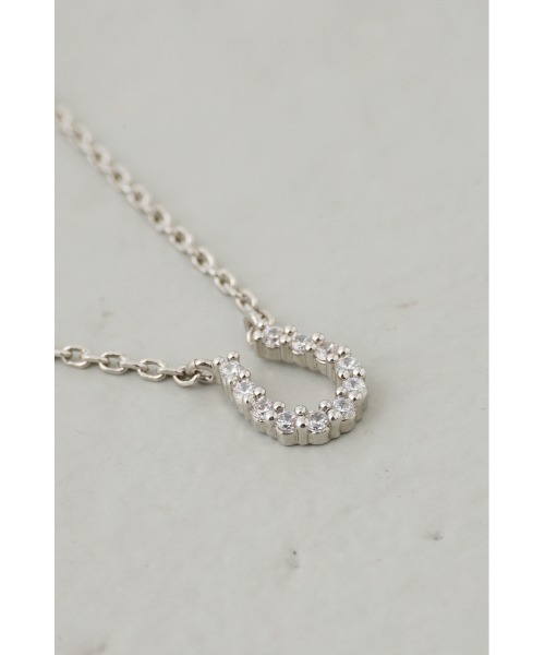 AZUL by moussy（アズールバイマウジー）の「ラインストーンホースシューモチーフネックレス（ネックレス・レディース・ゴールド系その他/シルバー・FREE）」の10枚目の写真