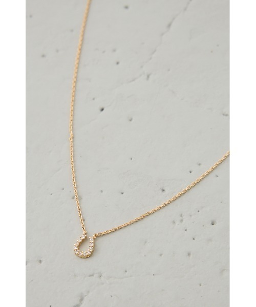 AZUL by moussy（アズールバイマウジー）の「ラインストーンホースシューモチーフネックレス（ネックレス・レディース・ゴールド系その他/シルバー・FREE）」の5枚目の写真