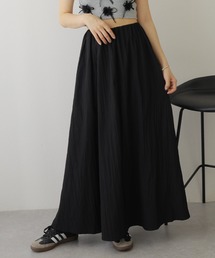 gather long flare skirt / ギャザー フレア ロング スカート