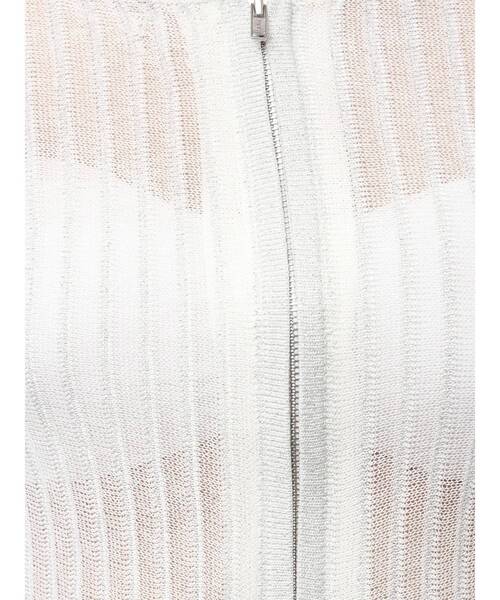 GYDA（ジェイダ）の「ラメシアーオフショルショートニットカーディガン（カーディガン/ボレロ・レディース・オフホワイト/ブラック/スカイブルー・FREE）」の4枚目の写真