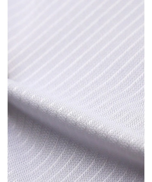 HARUYAMA(ハルヤマ)の「WEB限定【完全ノーアイロン】半袖 アイシャツ ボタンダウン ストレッチ 織柄無地 i-shirt 春夏(ビジネスシャツ・メンズ・ホワイト/ライトグレー/サックスブルー・S/M/L/LL/3L)」の7枚目の写真