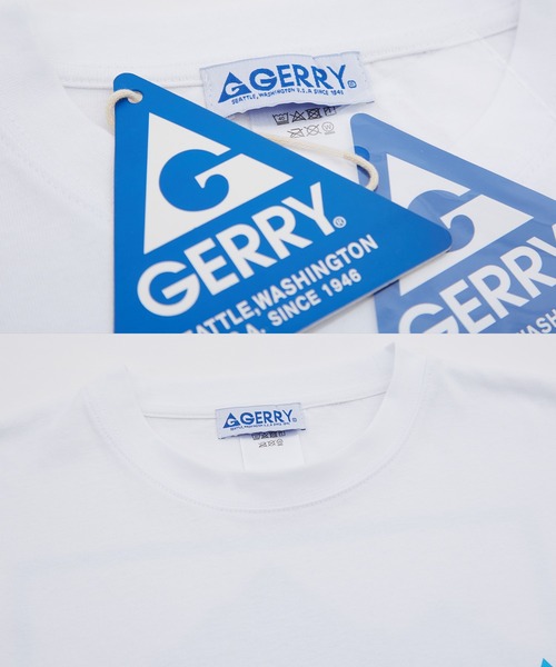 GERRY（ジェリー）の「【GERRY】別注 ボックスロゴ ポイント刺しゅう 半袖ポケットTシャツ（Tシャツ/カットソー・メンズ・ホワイト/ブラック・SMALL/MEDIUM/LARGE/X-LARGE）」の11枚目の写真