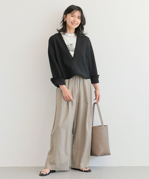 VELETTO（ベレット）の「BARNYARDSTORM / 【VELETTO(ヴェレット)】 / ワンハンドルトート（トートバッグ・レディース・ブラック/モカ/オフホワイト・FREE）」の8枚目の写真