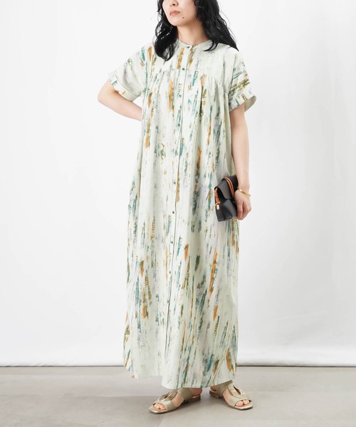 美品‼️LUCA LADY LUCK LUCA レオパードワンピース LADY LUCK LUCA ワンピース LC/LLL 袖ドットチュールワンピース