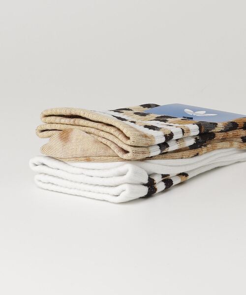 adidas（アディダス）の「レオパード クルーソックス 2足組 アディダスオリジナルス adidas Originals（ソックス/靴下・レディース・ブラウン・X-LARGE/SMALL/MEDIUM/LARGE/kids-XXL）」の6枚目の写真