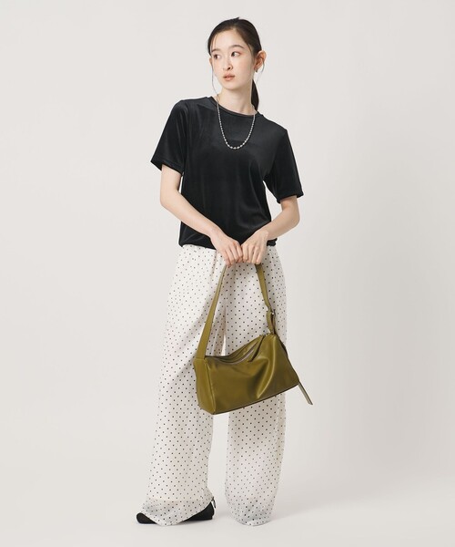 BEAUTY&YOUTH UNITED ARROWS（ビューティーアンドユースユナイテッドアローズ）の「スクエア ビッグバックル ショルダーバッグ（ショルダーバッグ・レディース・ダークブラウン/クリーム/ブラック/モカ/オリーブ・FREE）」の6枚目の写真