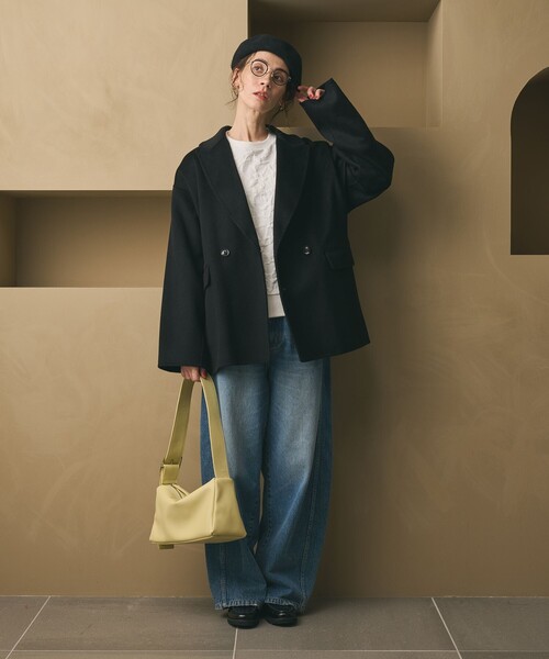 スクエア ビッグバックル ショルダーバッグ（ショルダーバッグ