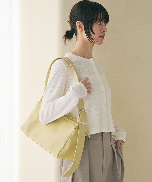 スクエア ビッグバックル ショルダーバッグ（ショルダーバッグ