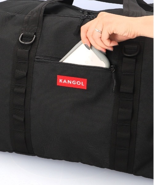 KANGOL(カンゴール)の「KANGOL カンゴール 2WAY ボストンバッグ 250-1502(ボストンバッグ・レディース・レッド/ブラック・FREE)」の4枚目の写真